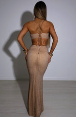 Eloise Maxi Skirt - Bronze