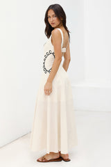 Sonora Sun Maxi Dress Beige