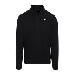Virginia Tech Velocity Performance Quarter Zip Black